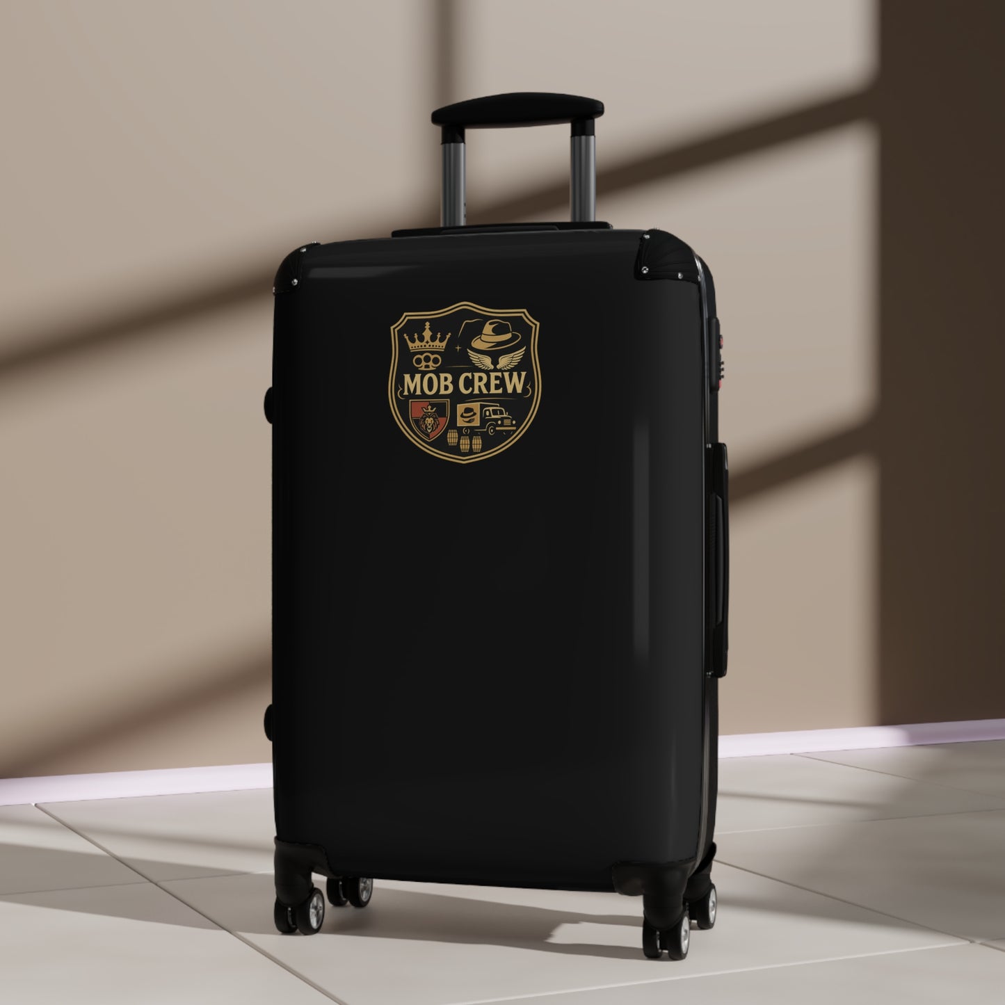Mob Crew Medium Luggage, Stylish Fun Luggage Perfect for Vacations Travel Suitcase Modern Carry-On