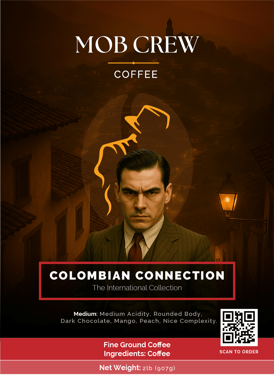 Colombian Connection coffee fine grind 2lb Colombia terroir vibrant complex