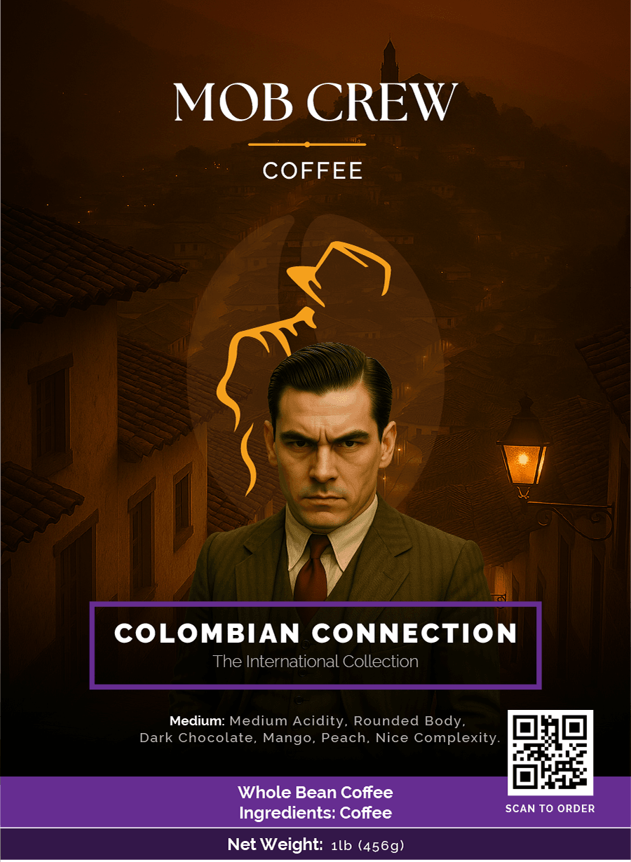 Colombian Connection whole bean coffee 1lb single origin Colombian premium beans