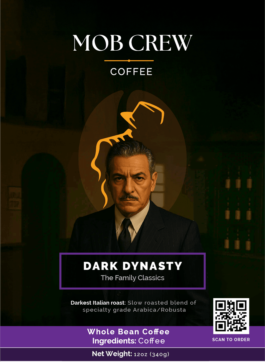 Dark Dynasty whole bean coffee 12oz darkest roast specialty-grade blend