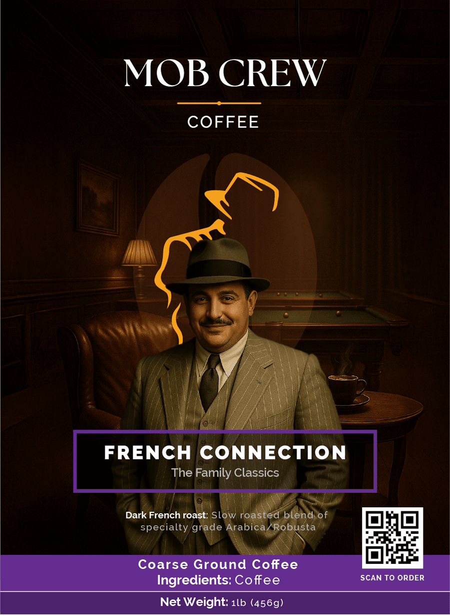 French Connection coffee coarse grind 1lb French-style dark roast sophisticated