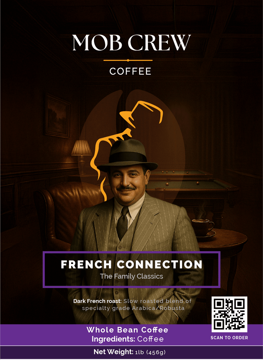 French Connection whole bean coffee 1lb dark roast specialty-grade blend