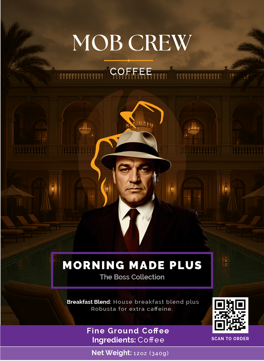 Morning Made Plus coffee fine grind 12oz morning kickstart high energy blend