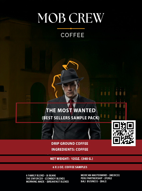 Most Wanted (Best Sellers) Sample Pack — 6x 2oz Ground Coffee Samples