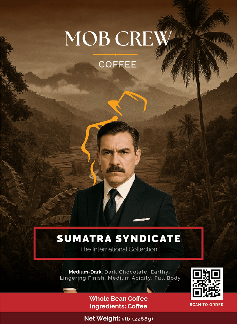 Sumatra Syndicate whole bean coffee 5lb single origin Indonesian premium beans
