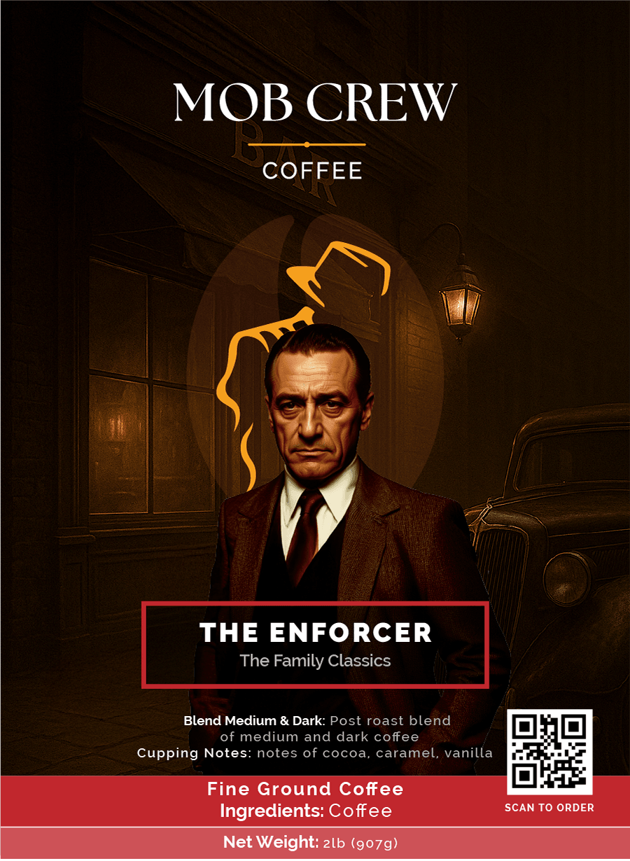 The Enforcer coffee fine grind 2lb complex harmonious flavor profile