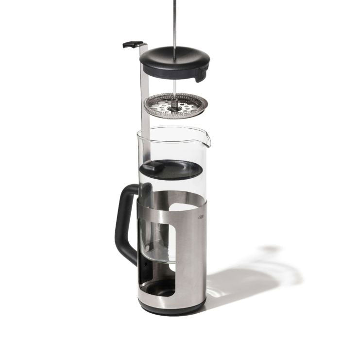 OXO French Press 8-Cup with Grounds Lifter for Perfectly Brewed Coffee