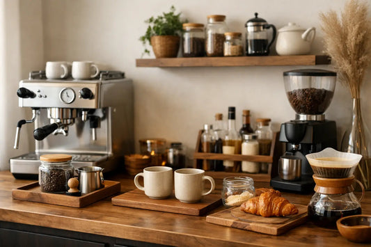 How to Build a Coffee Bar Aesthetic