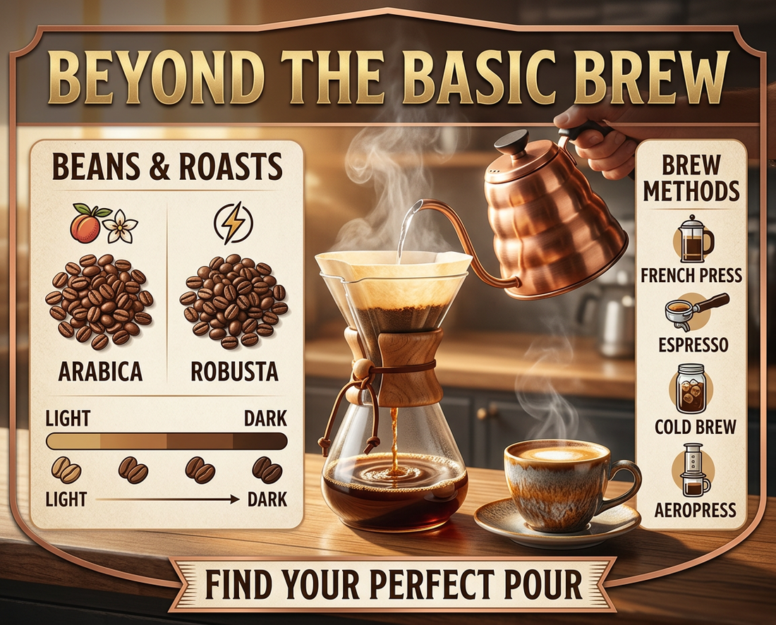 Beyond the Basic Brew: Exploring Coffee Types and Finding Your Perfect Pour