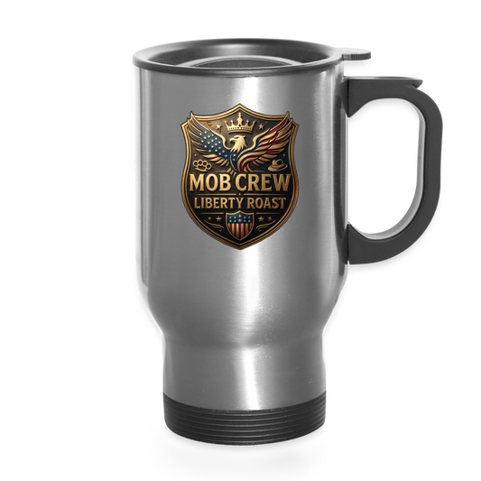 Mob Crew Liberty Roast Travel Mug - silver