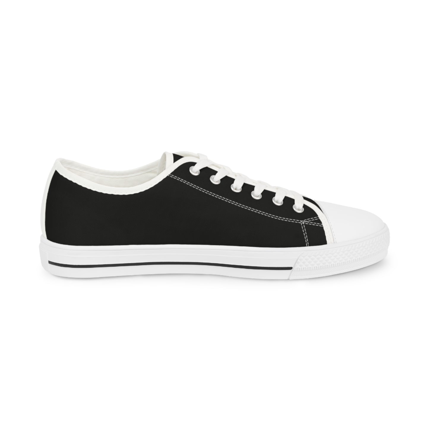 Mob Crew Classic Black Low Top Sneakers Men’s Casual Canvas Shoes