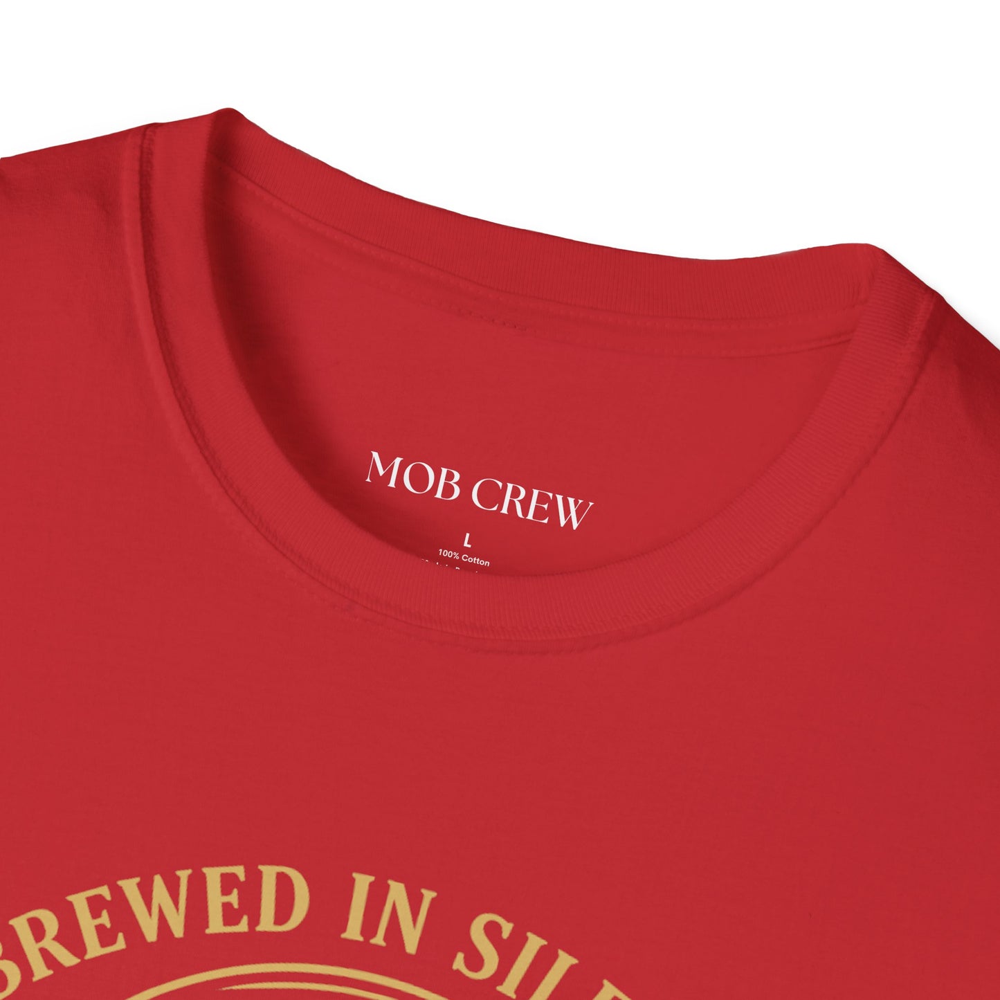 Mob Crew “Brewed in Silence, Served with Respect” Vintage T‑Shirt