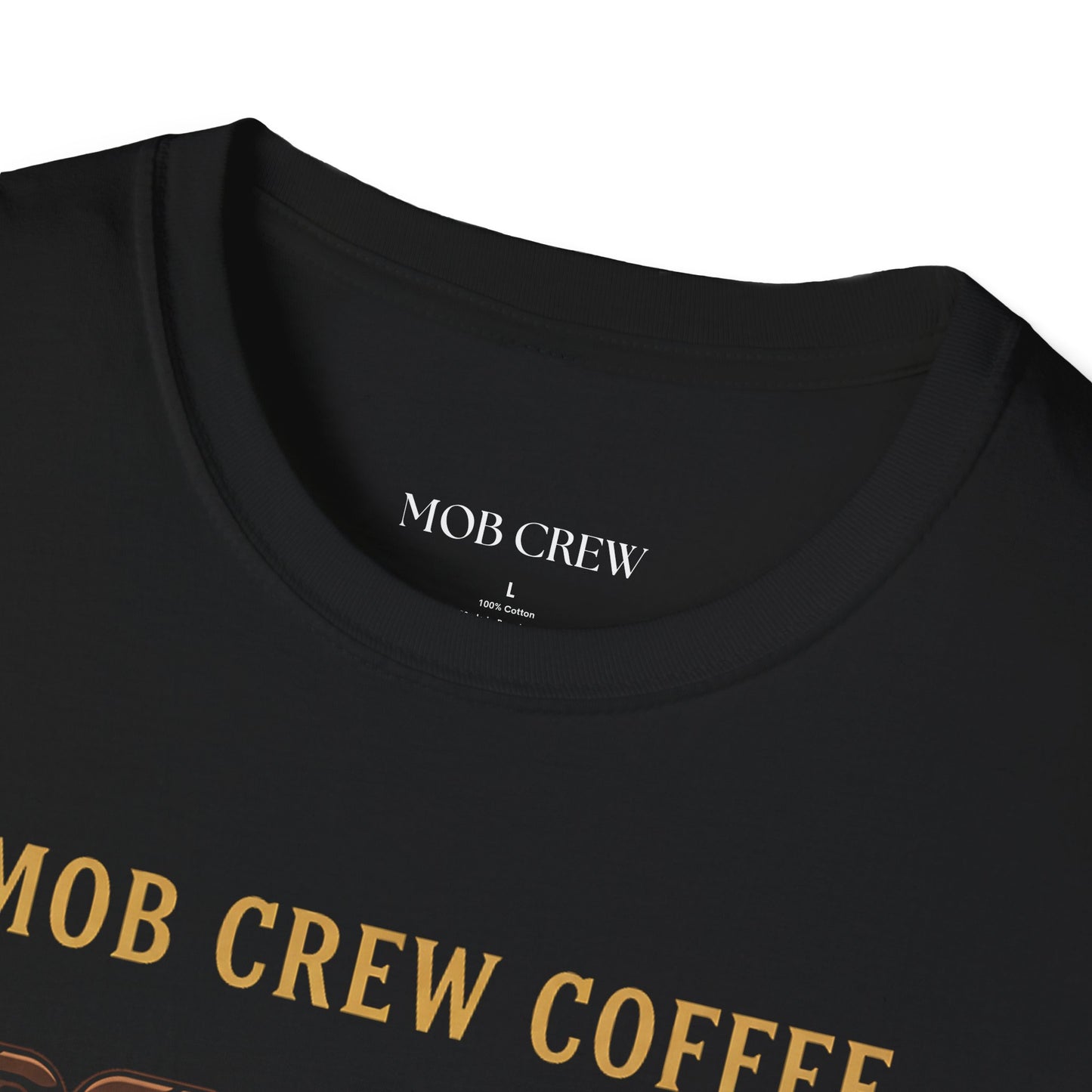 Mob Crew No Weak Coffee, No Weak Links T‑Shirt Vintage Chain Logo Tee