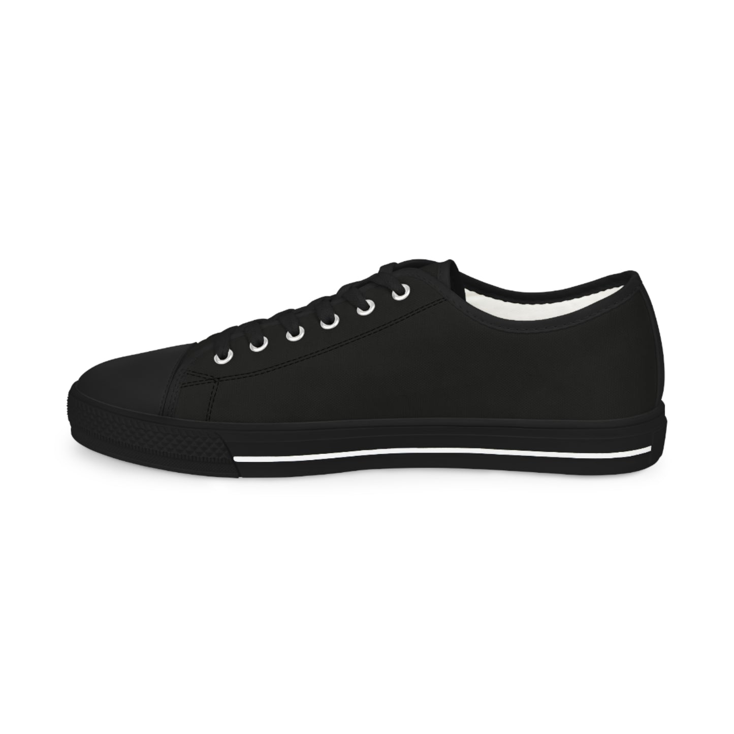 Mob Crew Classic Black Low Top Sneakers Men’s Casual Canvas Shoes