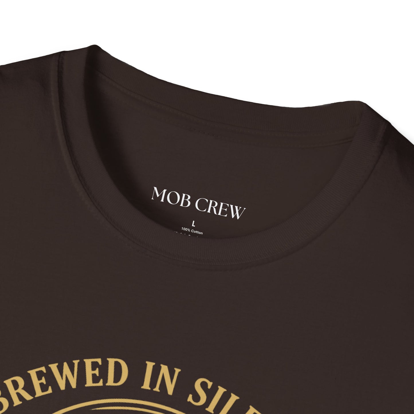 Mob Crew “Brewed in Silence, Served with Respect” Vintage T‑Shirt