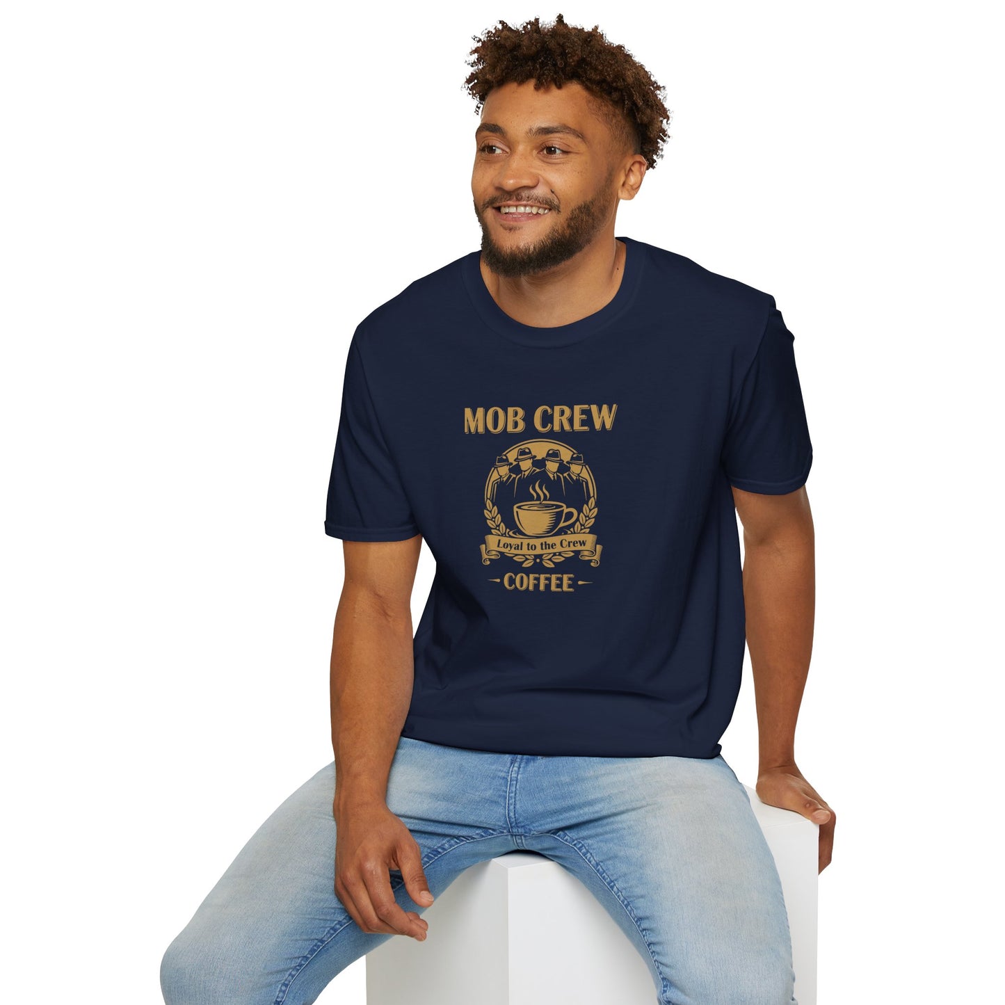 Mob Crew Coffee Loyal to The Crew T‑Shirt — Vintage Coffee Lover Tee