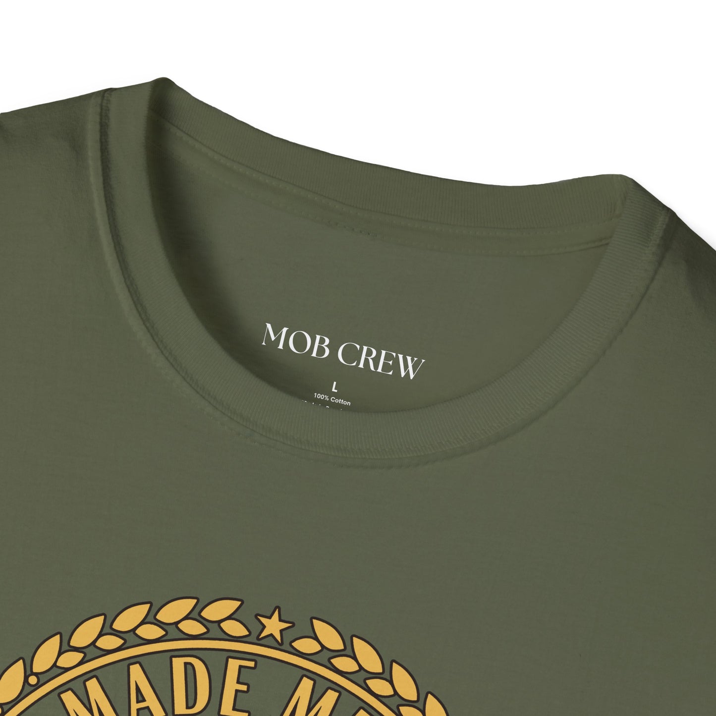 Mob Crew Made Men Drink Mob Crew Coffee T‑Shirt