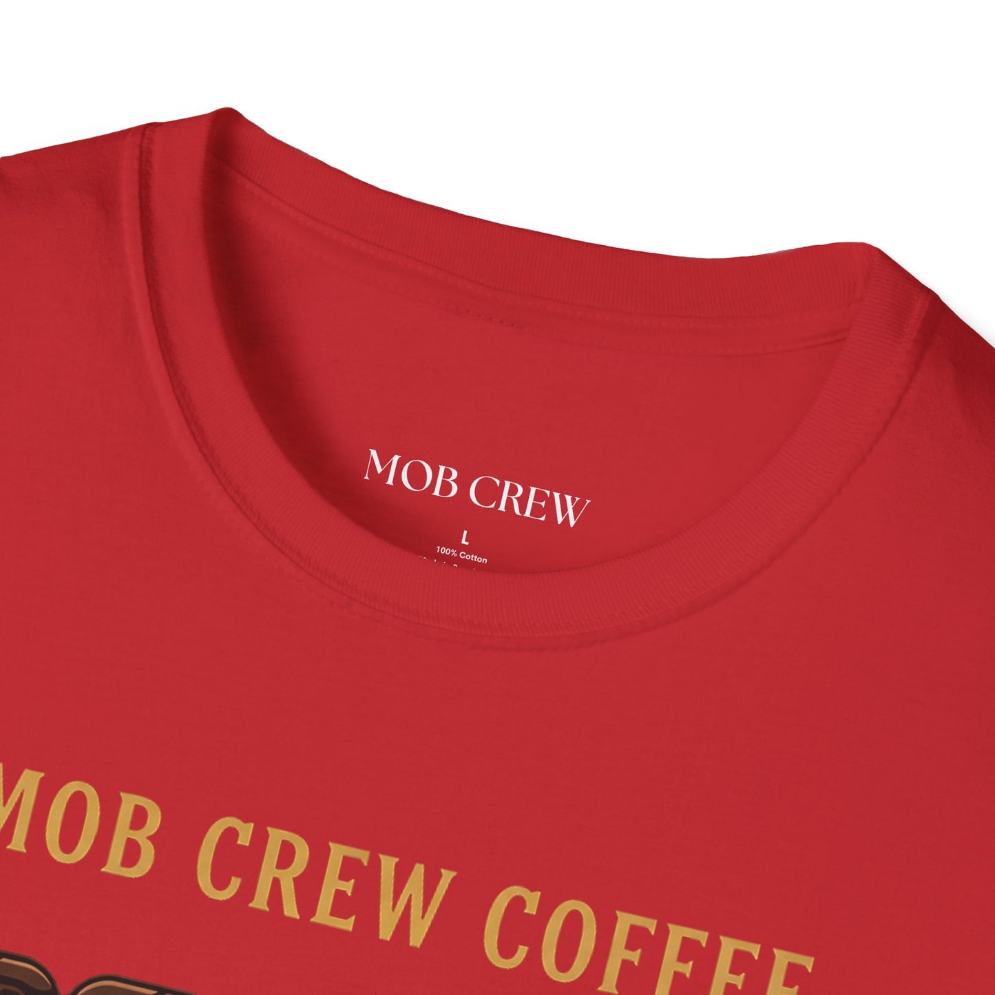 Mob Crew No Weak Coffee, No Weak Links T‑Shirt Vintage Chain Logo Tee