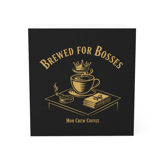 Mob Crew Sticky Note Cube — Blank White Note Pads for Desk, Office & Gifts