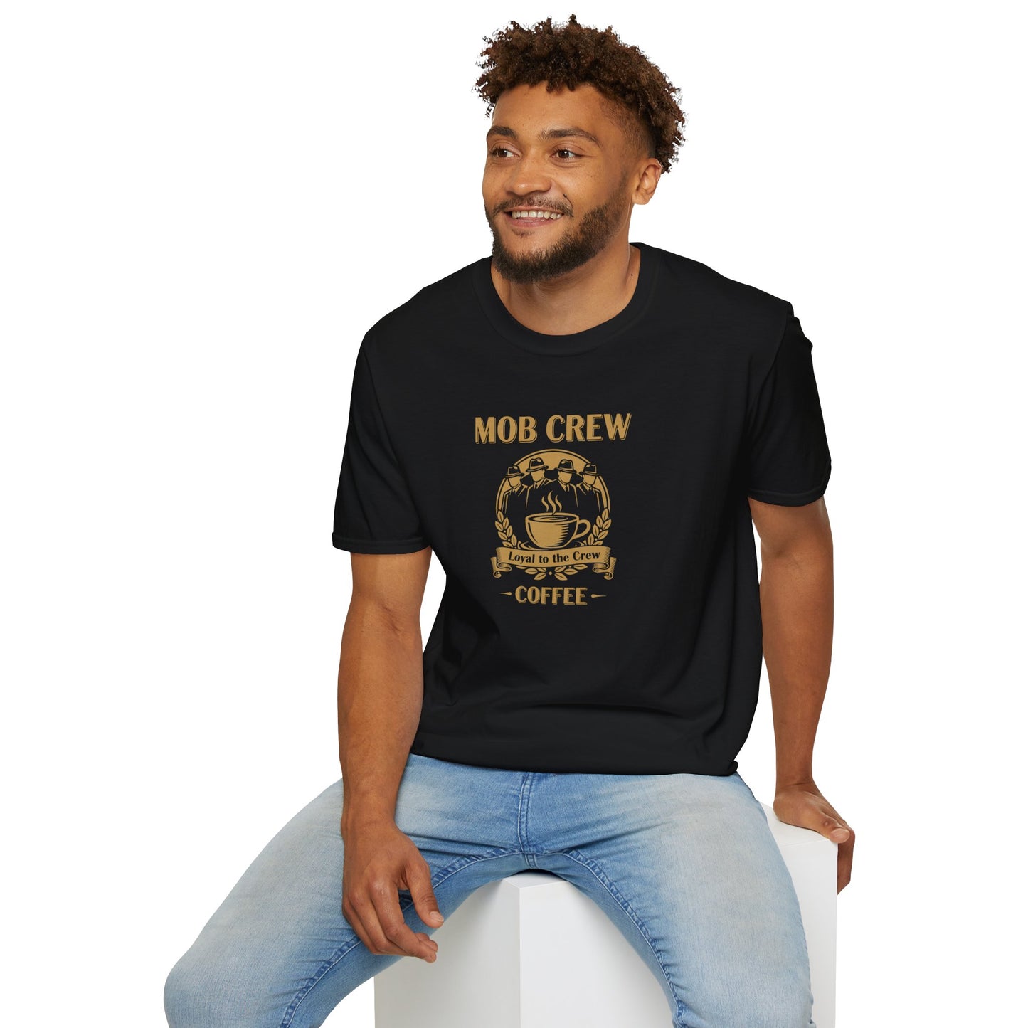 Mob Crew Coffee Loyal to The Crew T‑Shirt — Vintage Coffee Lover Tee