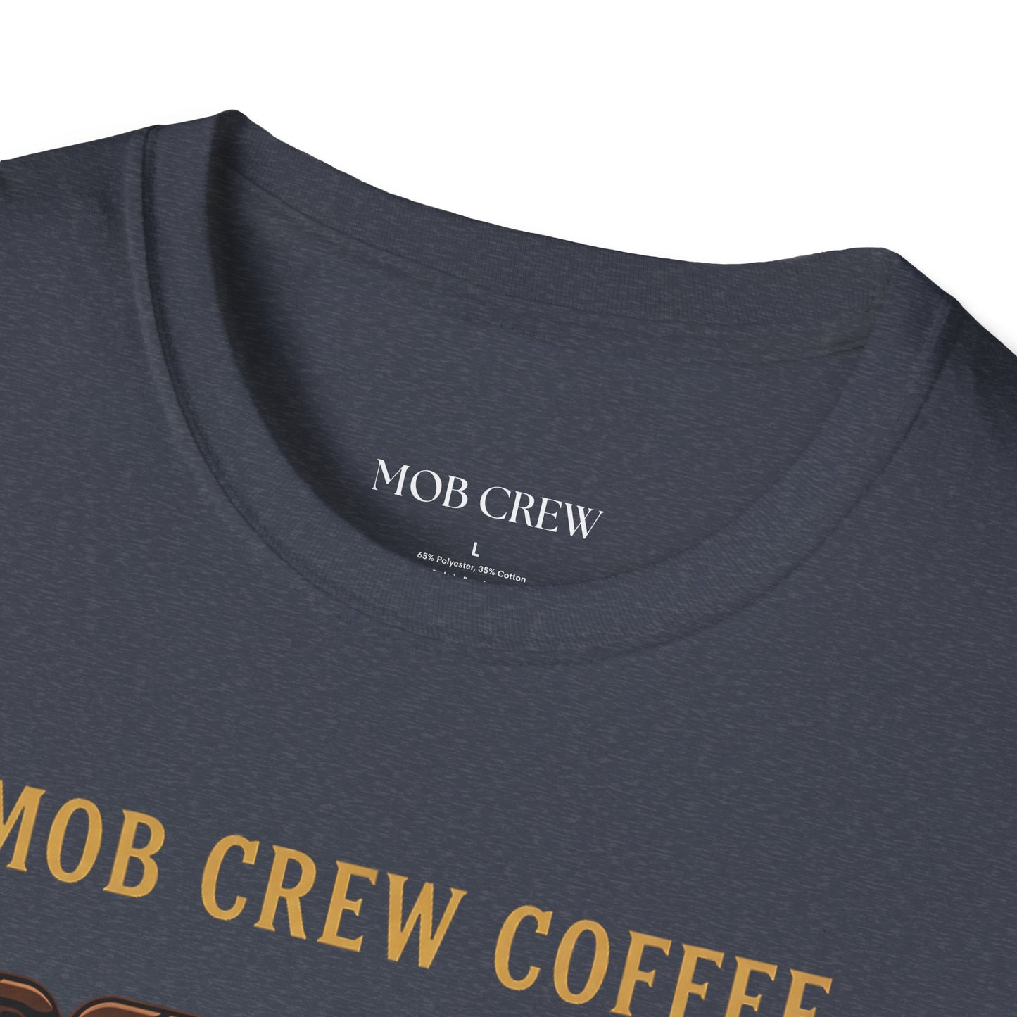 Mob Crew No Weak Coffee, No Weak Links T‑Shirt Vintage Chain Logo Tee