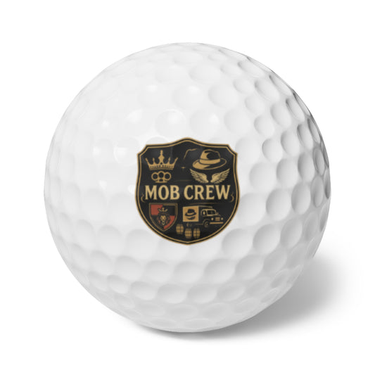 Mob Crew Golf Balls, 6pcs
