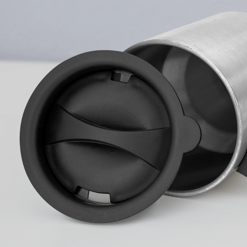 Mob Crew Liberty Roast Travel Mug - silver