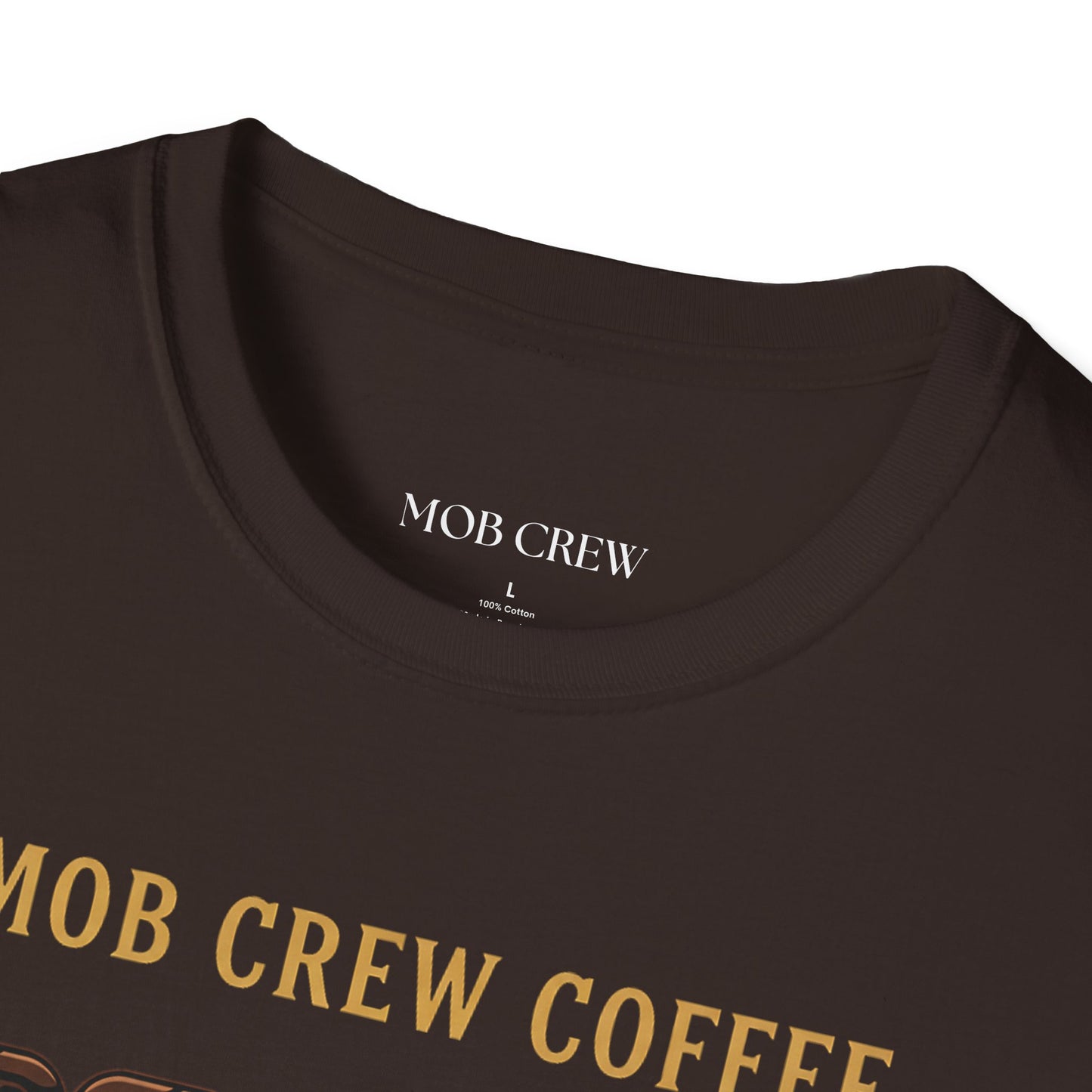 Mob Crew No Weak Coffee, No Weak Links T‑Shirt Vintage Chain Logo Tee