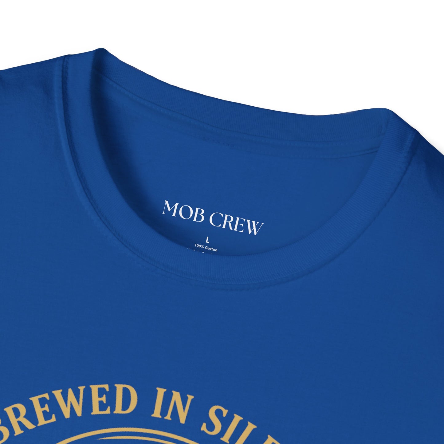 Mob Crew “Brewed in Silence, Served with Respect” Vintage T‑Shirt