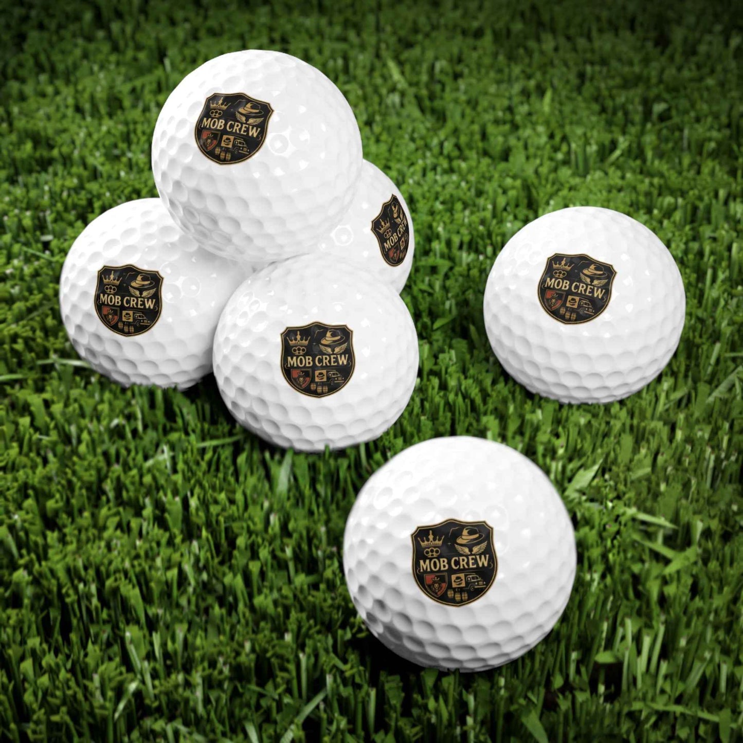 Mob Crew Golf Balls, 6pcs