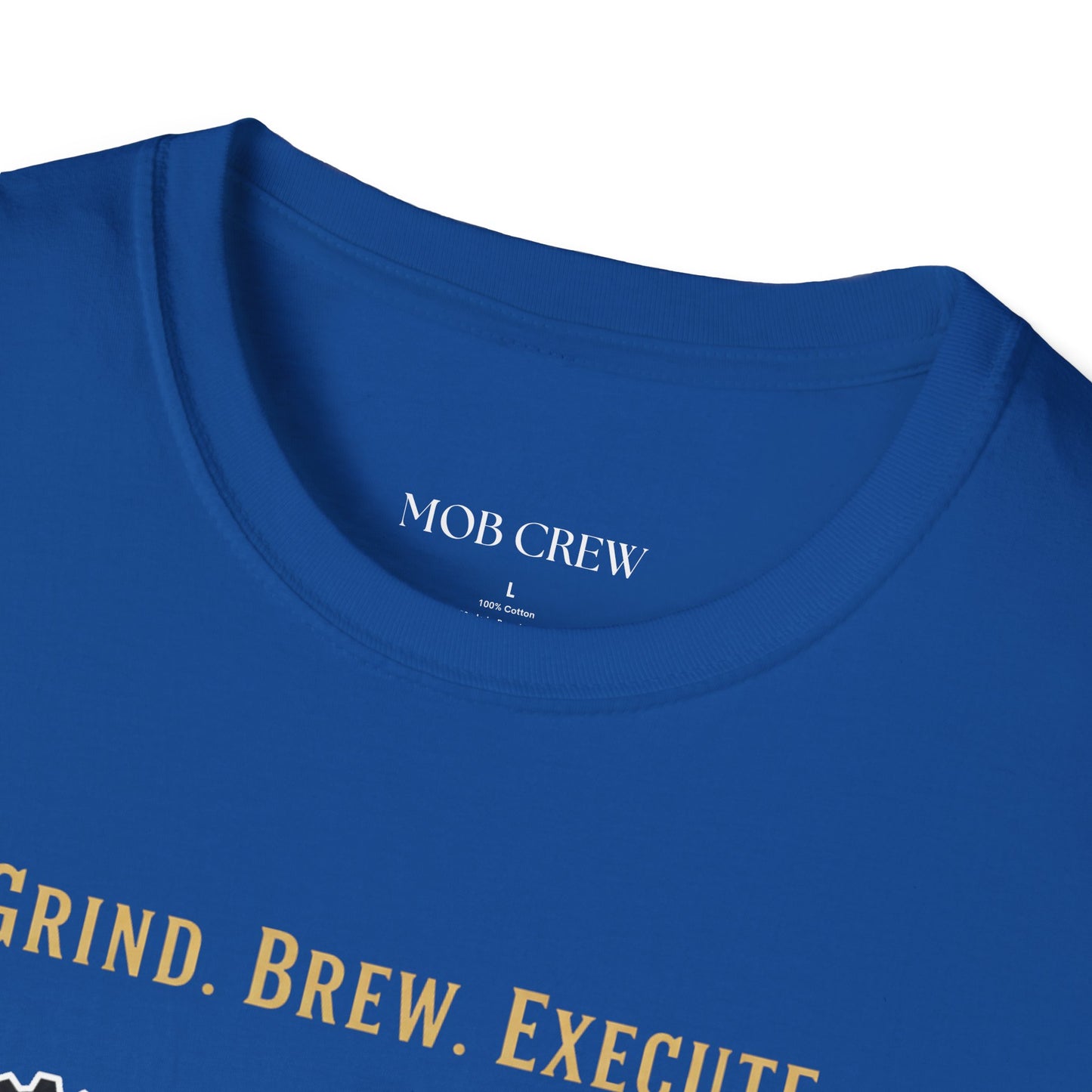 Mob Crew – Grind. Brew. Execute. Coffee T‑Shirt