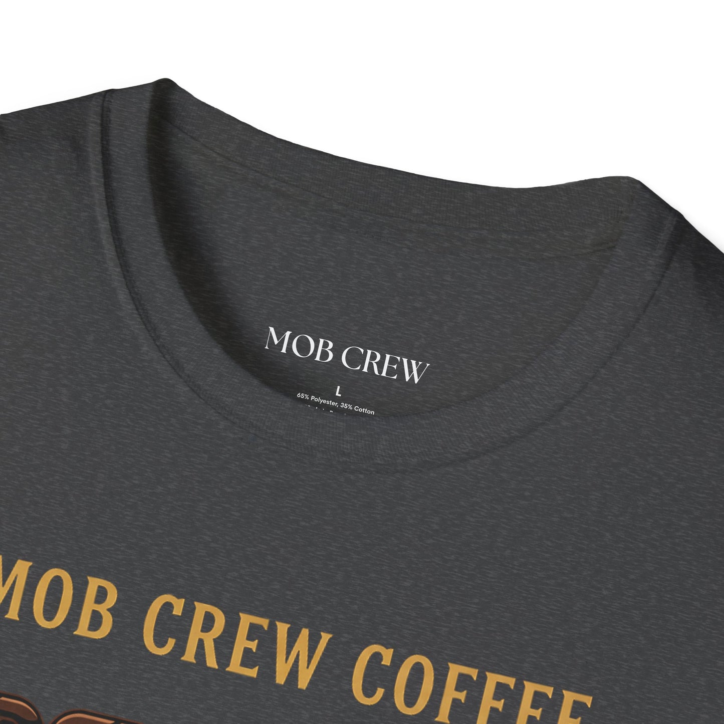 Mob Crew No Weak Coffee, No Weak Links T‑Shirt Vintage Chain Logo Tee