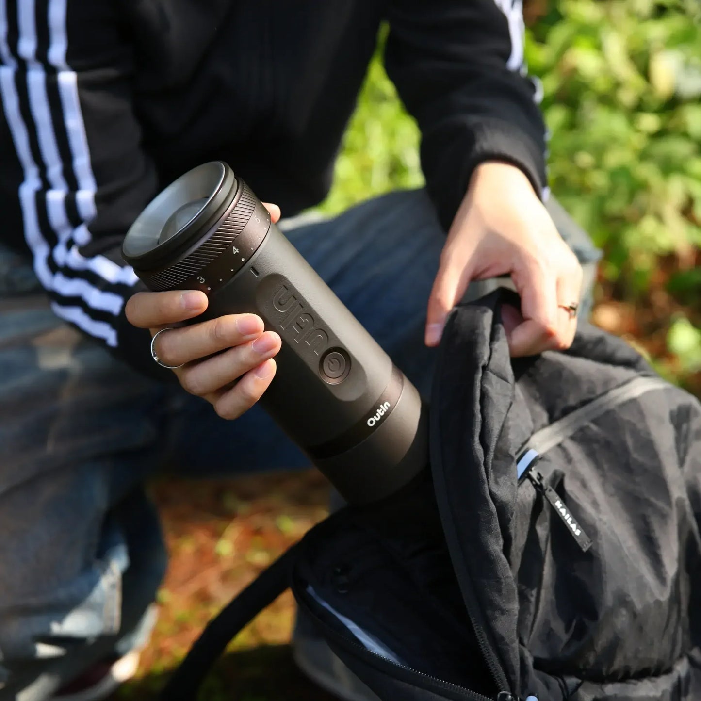 OutIn Fino Portable Electric Coffee Grinder