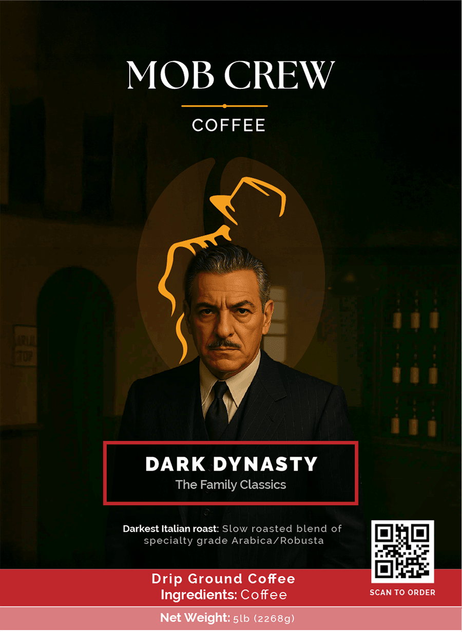 Dark Dynasty coffee drip grind 5lb darkest roast rich smokey potent