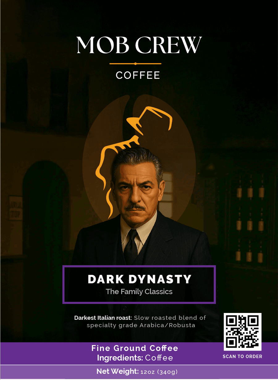 Dark Dynasty coffee fine grind 12oz complex character high caffeine
