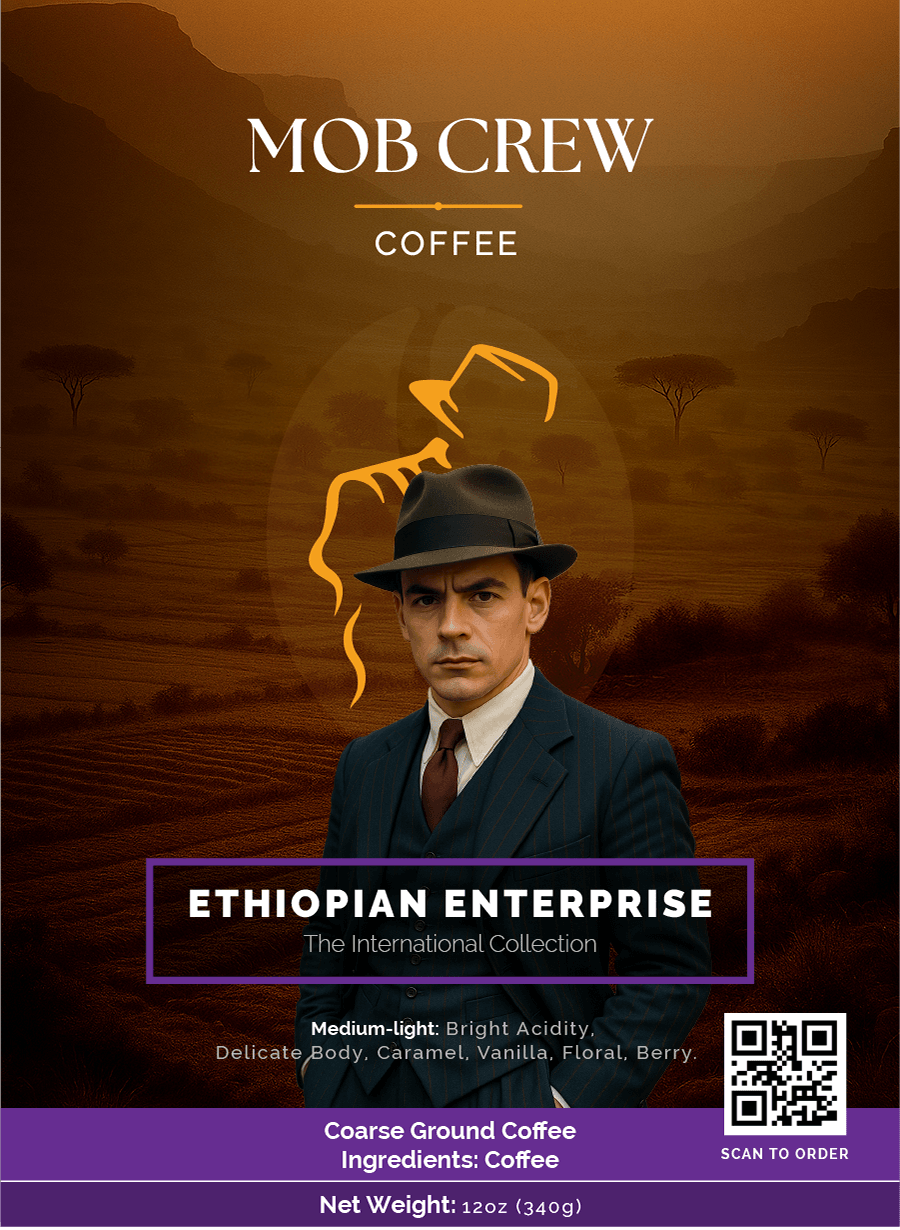 Ethiopian Enterprise coffee coarse grind 12oz Ethiopian single origin premium roast