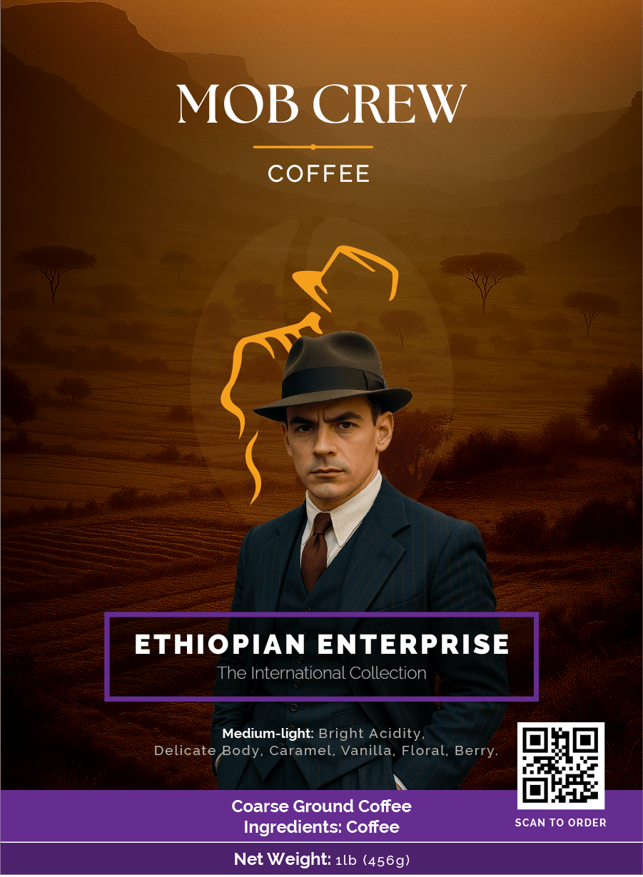 Ethiopian Enterprise coffee coarse grind 1lb Ethiopian single origin premium roast