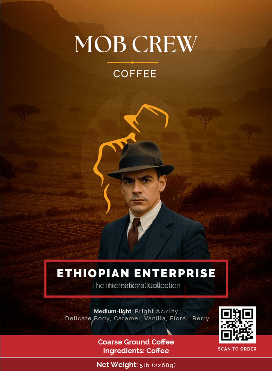 Ethiopian Enterprise coffee coarse grind 5lb Ethiopian single origin premium roast