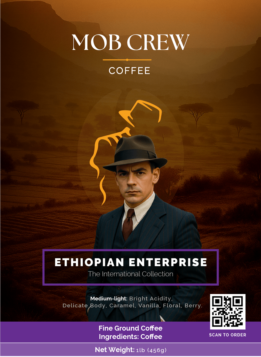 Ethiopian Enterprise coffee fine grind 1lb Ethiopia terroir bright delicate