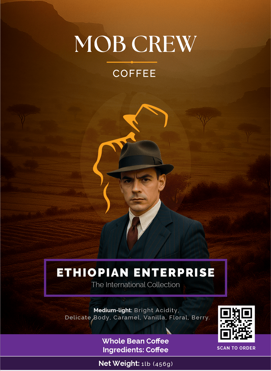 Ethiopian Enterprise whole bean coffee 1lb single origin Ethiopian premium beans