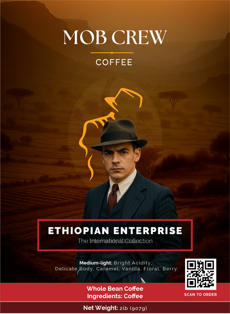 Ethiopian Enterprise whole bean coffee 2lb single origin Ethiopian premium beans