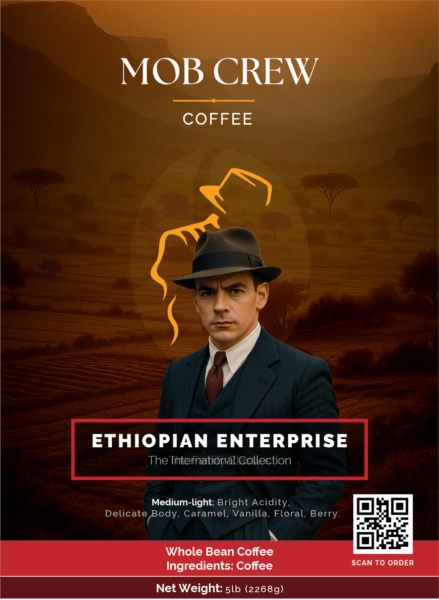 Ethiopian Enterprise whole bean coffee 5lb single origin Ethiopian premium beans