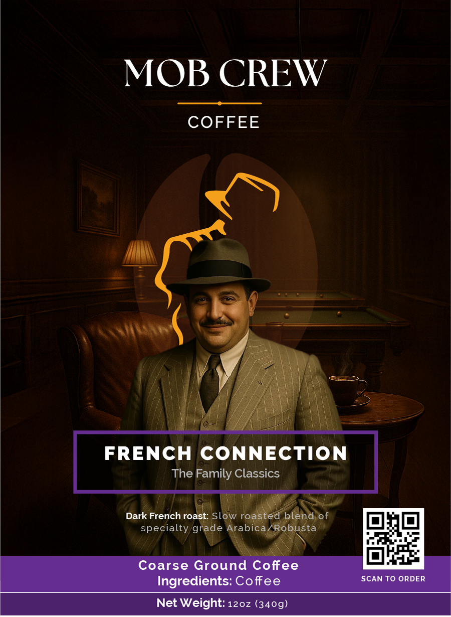 French Connection: 12oz Embrace the Richness of the Dark.