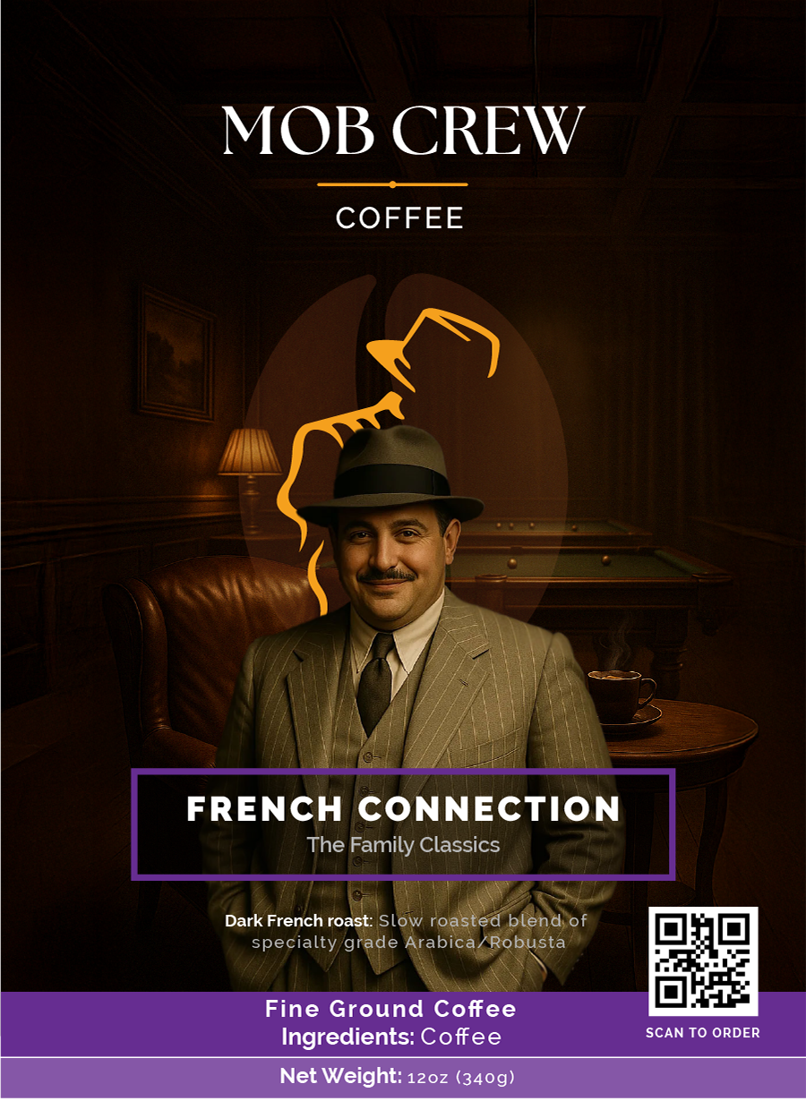 French Connection: 12oz Embrace the Richness of the Dark.
