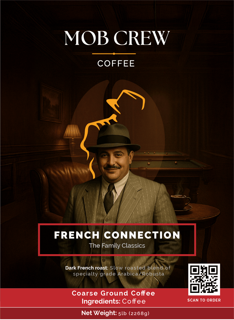 French Connection coffee coarse grind 5lb French-style dark roast sophisticated