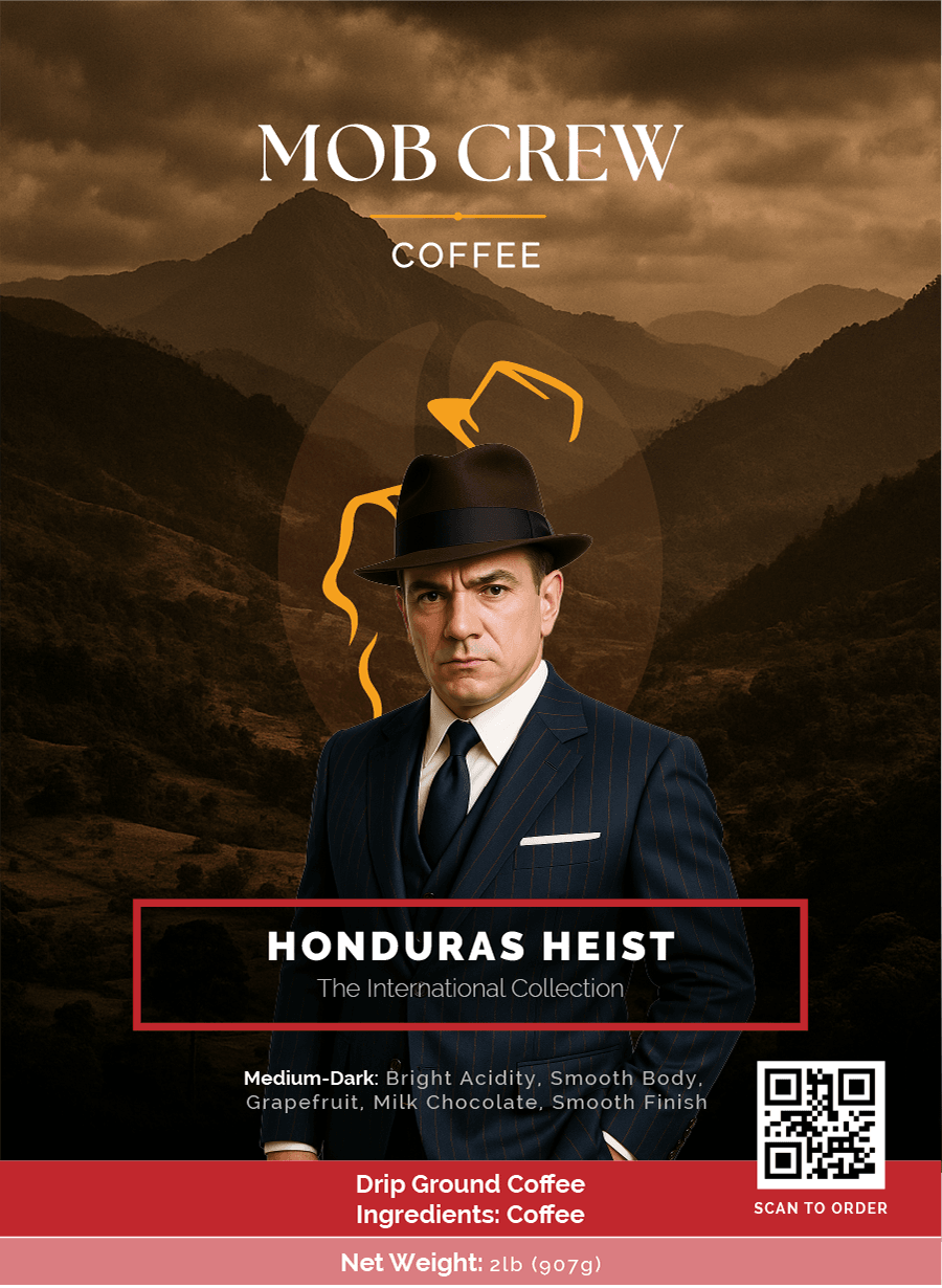 Honduras Heist coffee drip grind 2lb single origin grapefruit milk chocolate notes