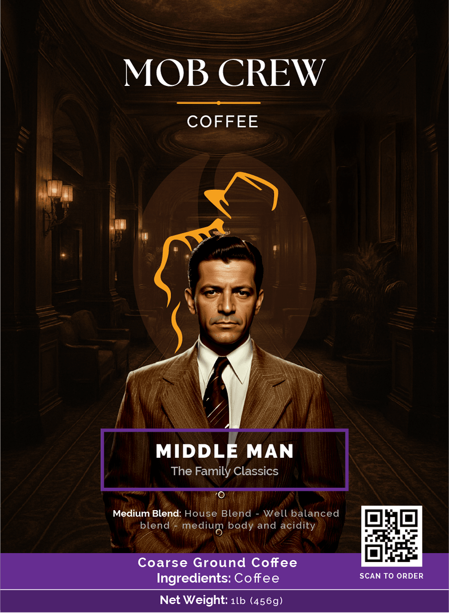 Middle Man coffee coarse grind 1lb signature blend perfect balance