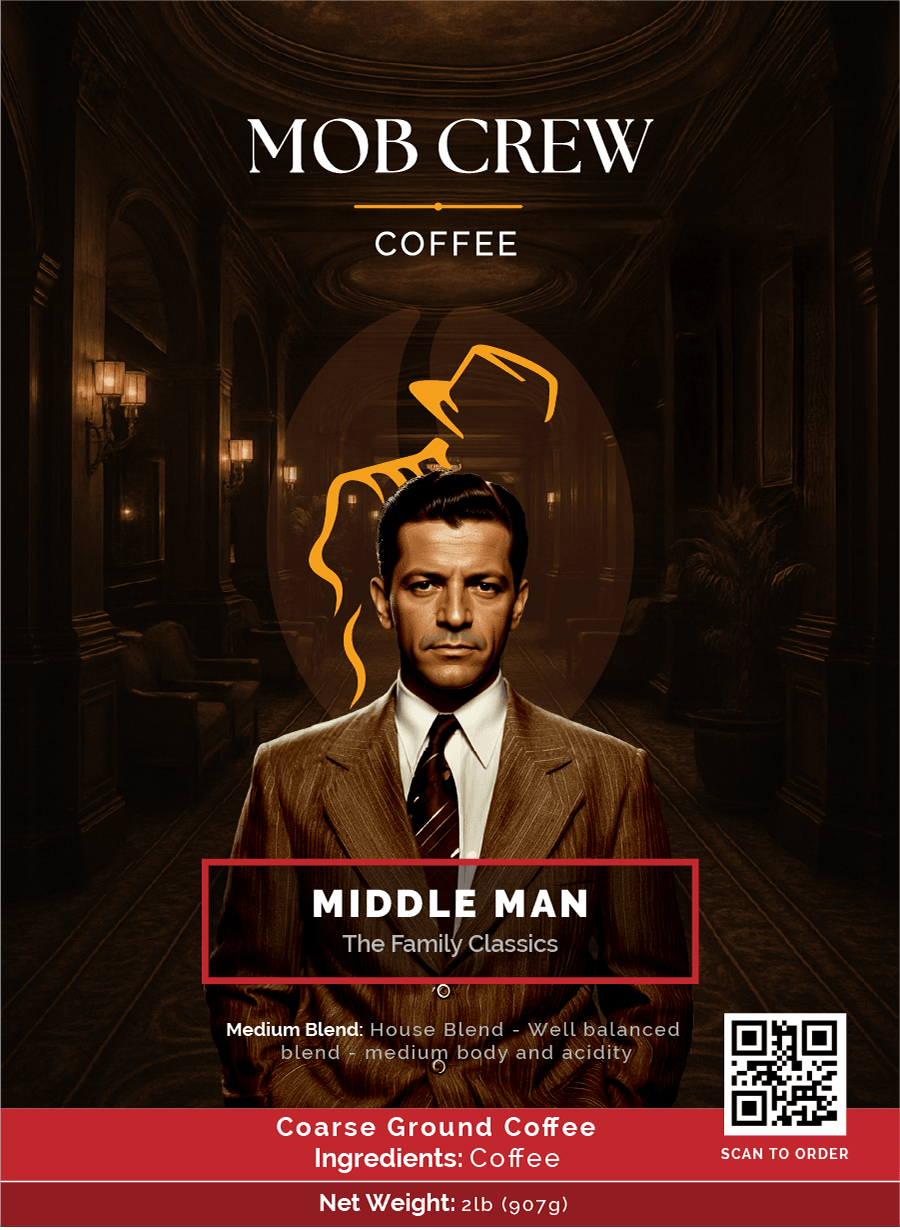 Middle Man coffee coarse grind 2lb signature blend perfect balance