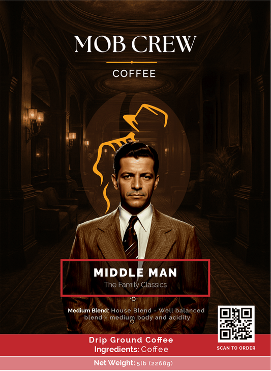 Middle Man coffee drip grind 5lb house blend smooth nuanced flavor