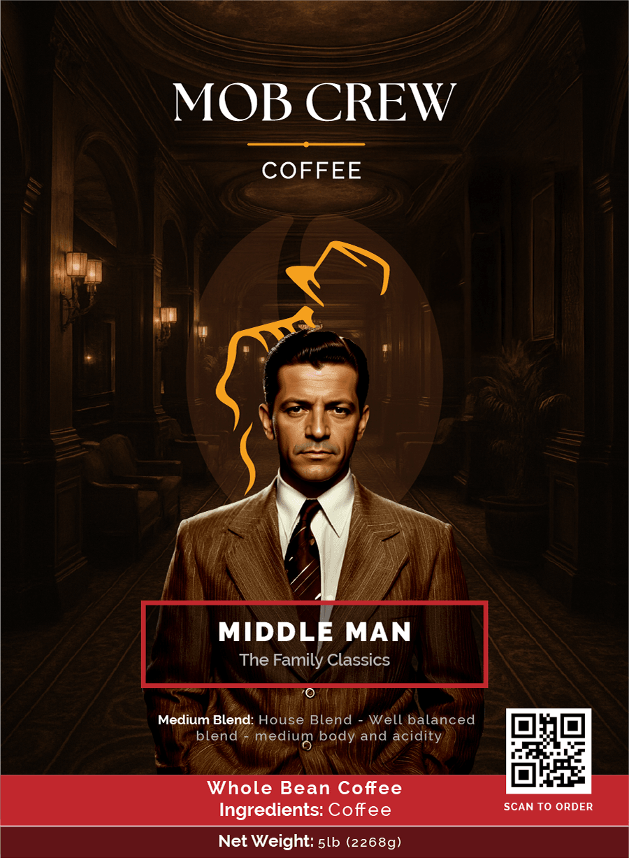 Middle Man whole bean coffee 5lb signature house blend premium beans